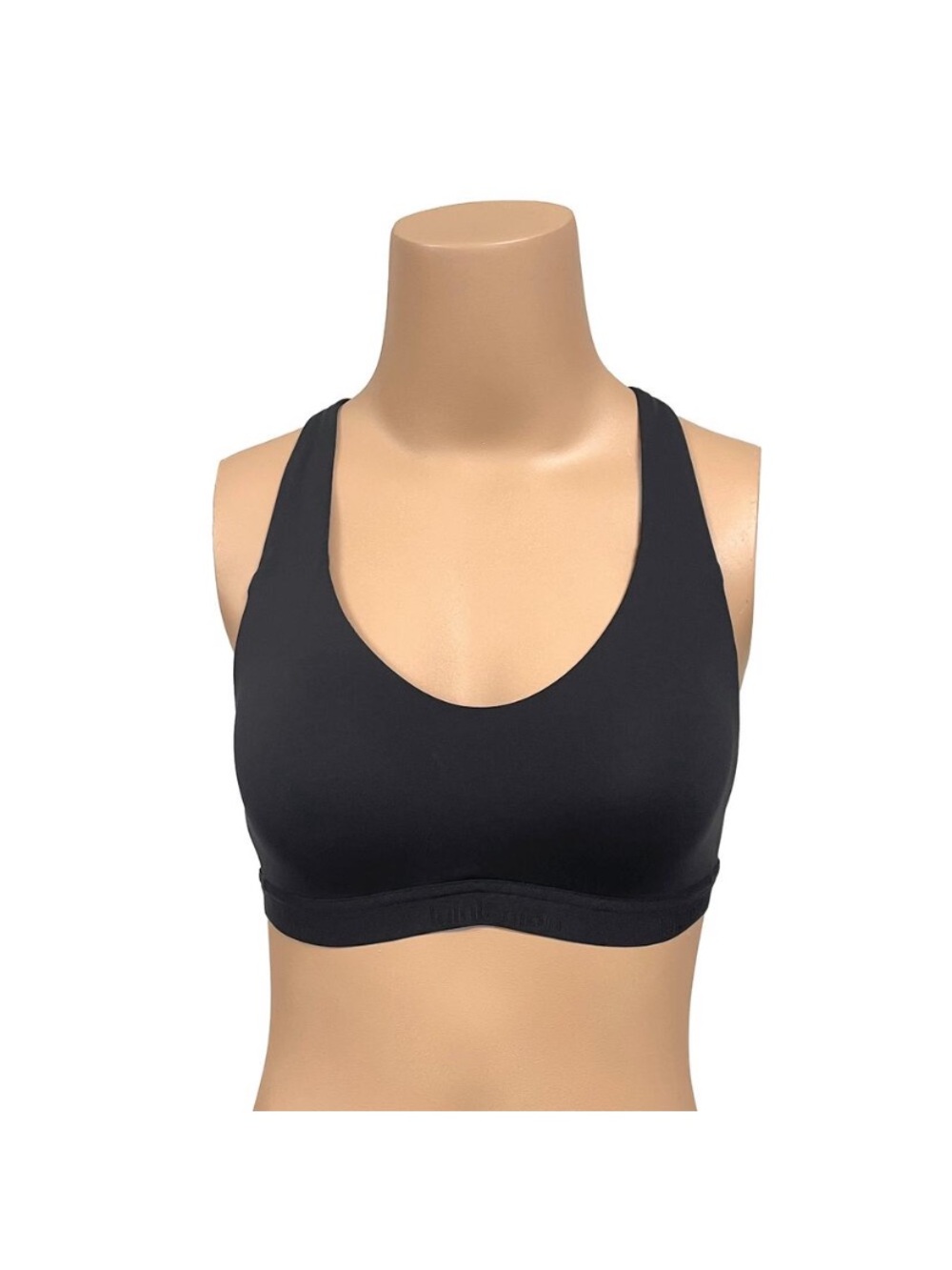 Lululemon Up for It Bra Sz 32C or 32B Black Wireless Padded Medium Support
